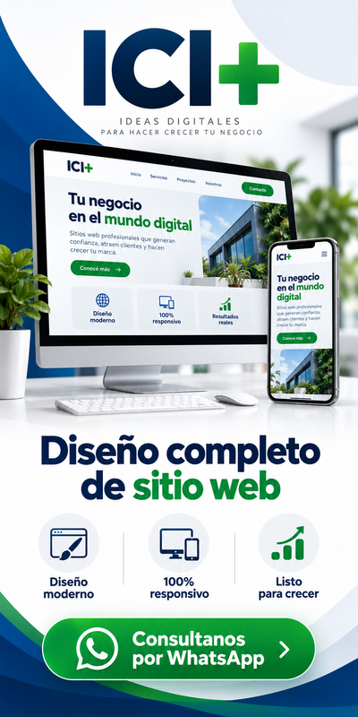 Contactar a ICI+ por WhatsApp