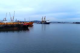 Se rompió una draga en el puerto