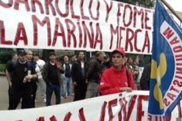 sindical cortó el acceso al puerto