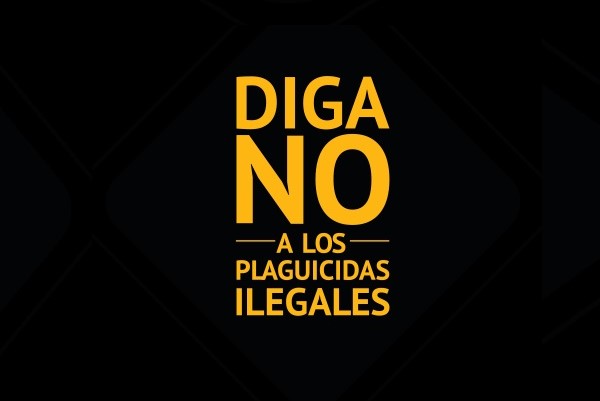 diga no plaguisidas ilegales