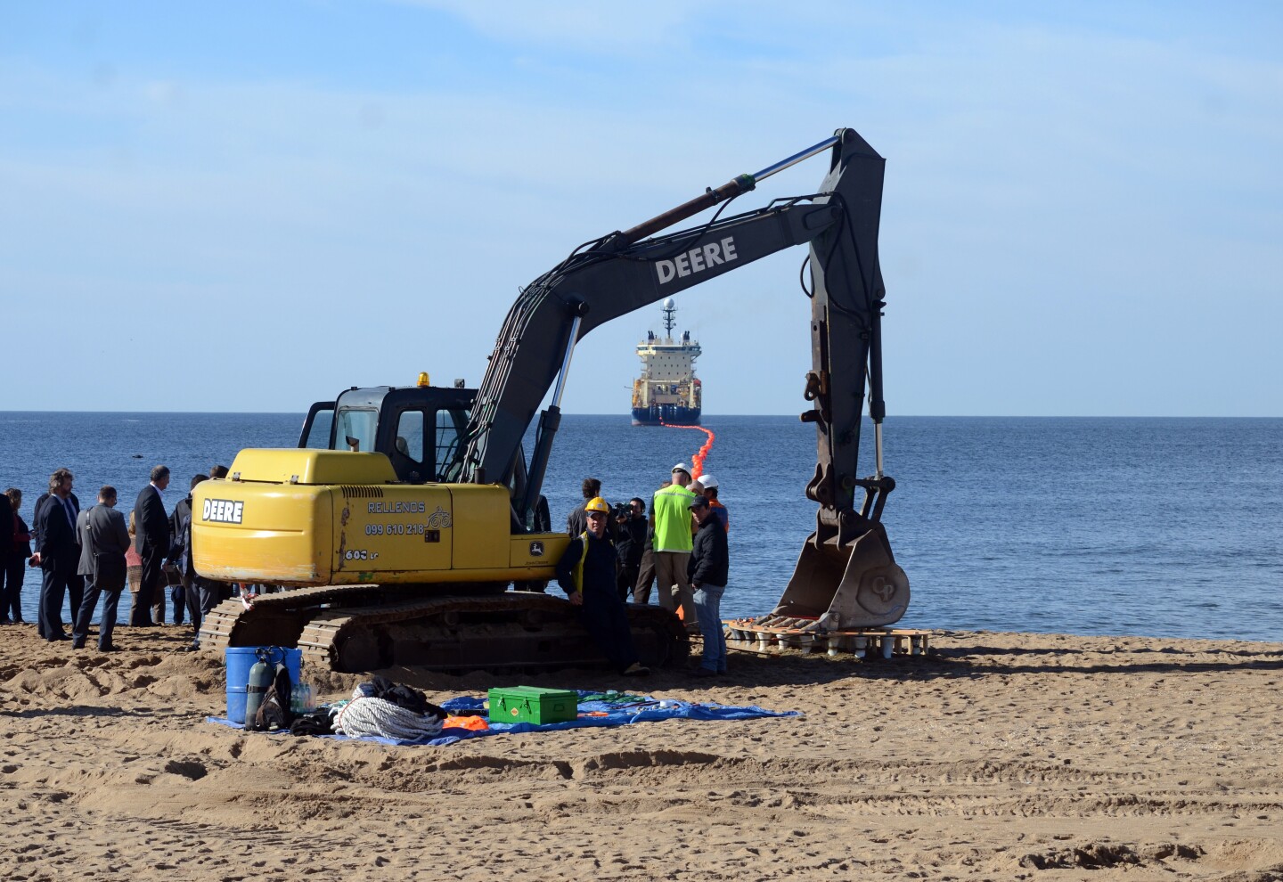 Instalación de cable submarino