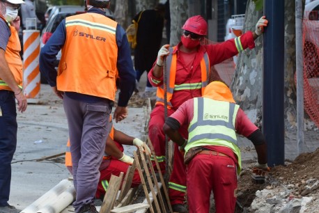 obra parada covid