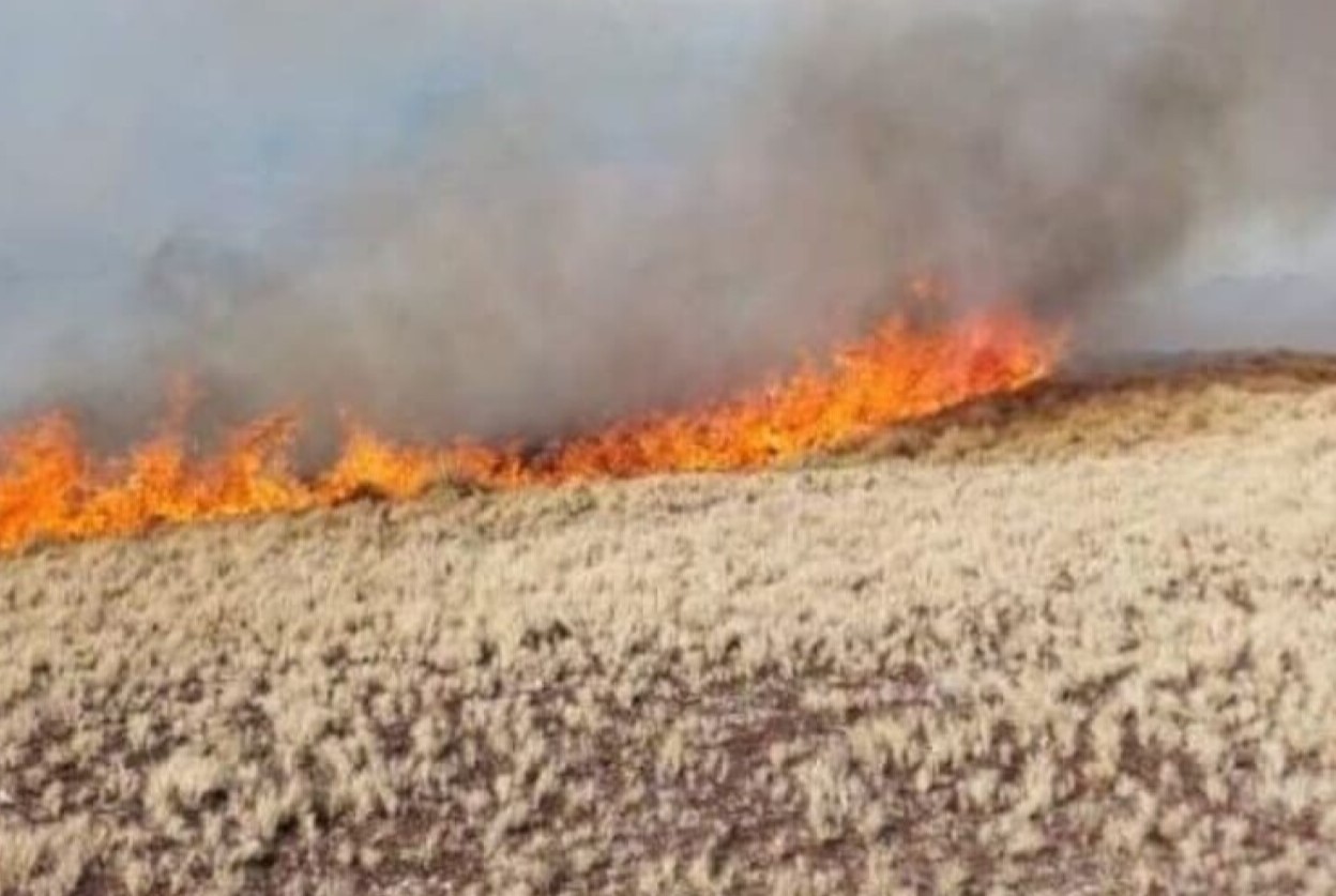 Incendio en el Cerro Champaquí