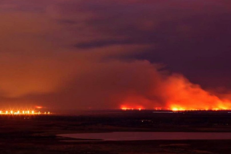 quema en el delta