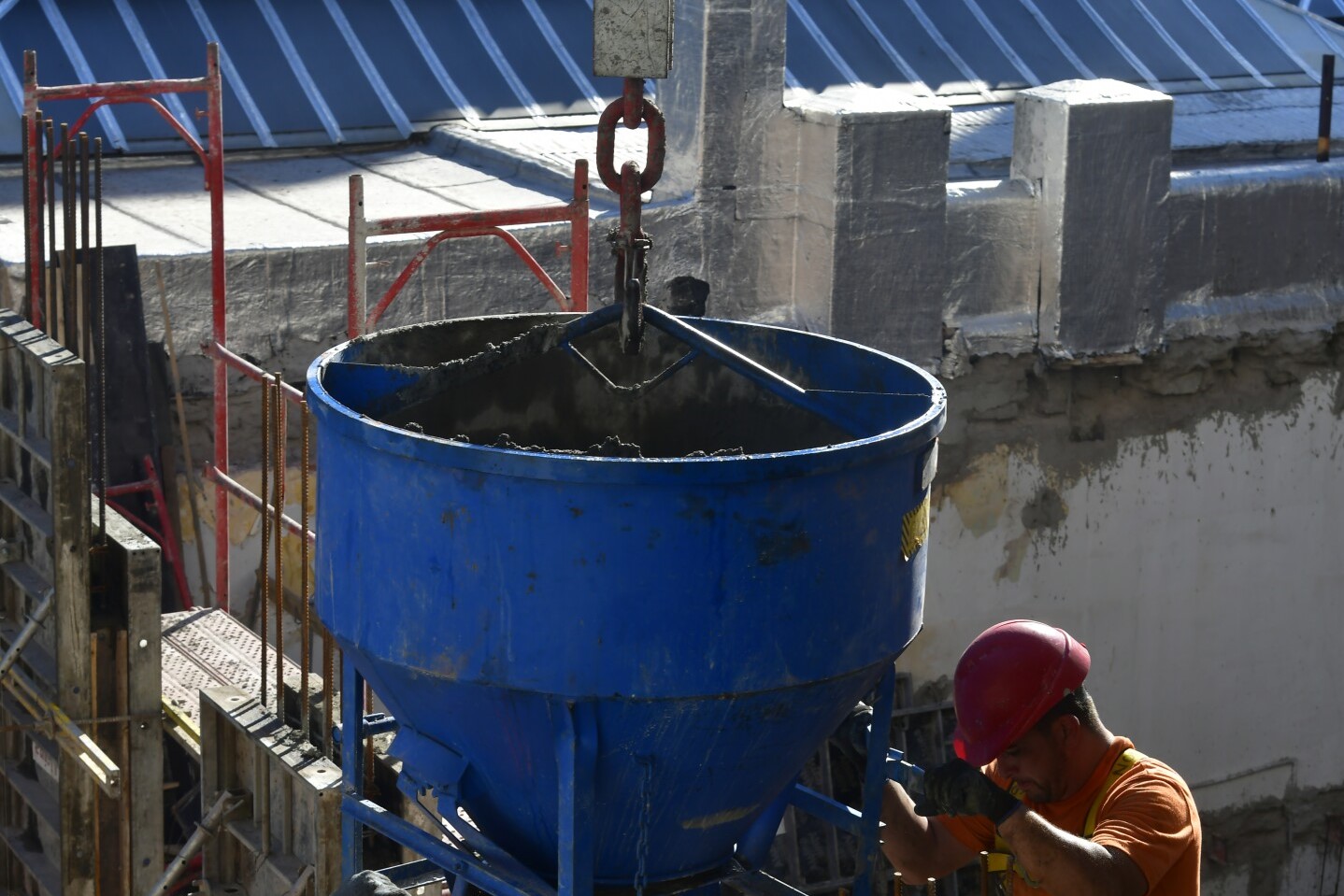 obrero trabajando